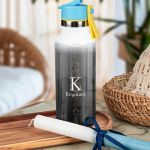 Θερμός με Καλαμάκι σε Σχέδιο Linear Planets & Premium Λαμπάδα