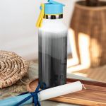 Θερμός με Καλαμάκι σε Σχέδιο Linear Planets & Premium Λαμπάδα