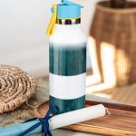 Παγούρι με Καλαμάκι σε Σχέδιο Minimalist & Premium Λαμπάδα