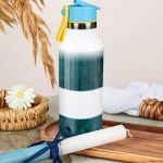 Παγούρι με Καλαμάκι σε Σχέδιο Minimalist & Premium Λαμπάδα