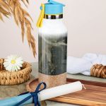 Θερμός με Καλαμάκι σε Σχέδιο Elegant Design & Premium Λαμπάδα