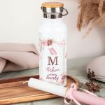 Θερμός με Σχέδιο Λουλούδια & Premium Λαμπάδα