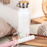 Θερμός με Σχέδιο Άνθη & Premium Λαμπάδα