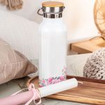 Παγούρι με Σχέδιο Ανθοπέταλα & Premium Λαμπάδα