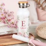 Θερμός με Σχέδιο Άνθη & Premium Λαμπάδα