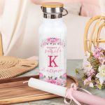 Παγούρι με Σχέδιο Ανθοπέταλα & Premium Λαμπάδα