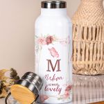 Θερμός με Σχέδιο Λουλούδια & Premium Λαμπάδα