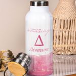 Θερμός & Premium Λαμπάδα με Σχέδιο Ροζ Μάρμαρο