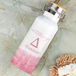 Θερμός & Premium Λαμπάδα με Σχέδιο Ροζ Μάρμαρο