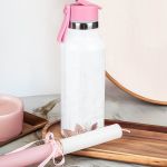 Θερμός με Καλαμάκι με Σχέδιο Λουλουδιών & Premium Λαμπάδα