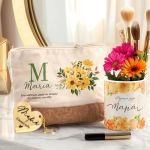 Σετ 3 Δώρα για Μαμά – Νεσεσέρ, Κασπώ & Μπρελόκ