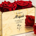 Αιώνια Κόκκινα Τριαντάφυλλα με Αφιερώσεις, Δώρο για Μητέρα