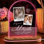 Επιτραπέζιο Φωτιστικό Led με Φωτογραφίες Polaroid, Δώρο για Μαμά