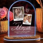 Επιτραπέζιο Φωτιστικό Led με Φωτογραφίες Polaroid, Δώρο για Μαμά