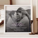 Κορνίζα με Φωτογραφία και Όνομα, Δώρο Αγάπης για Μαμάδες