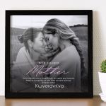 Κορνίζα με Φωτογραφία και Όνομα, Δώρο Αγάπης για Μαμάδες