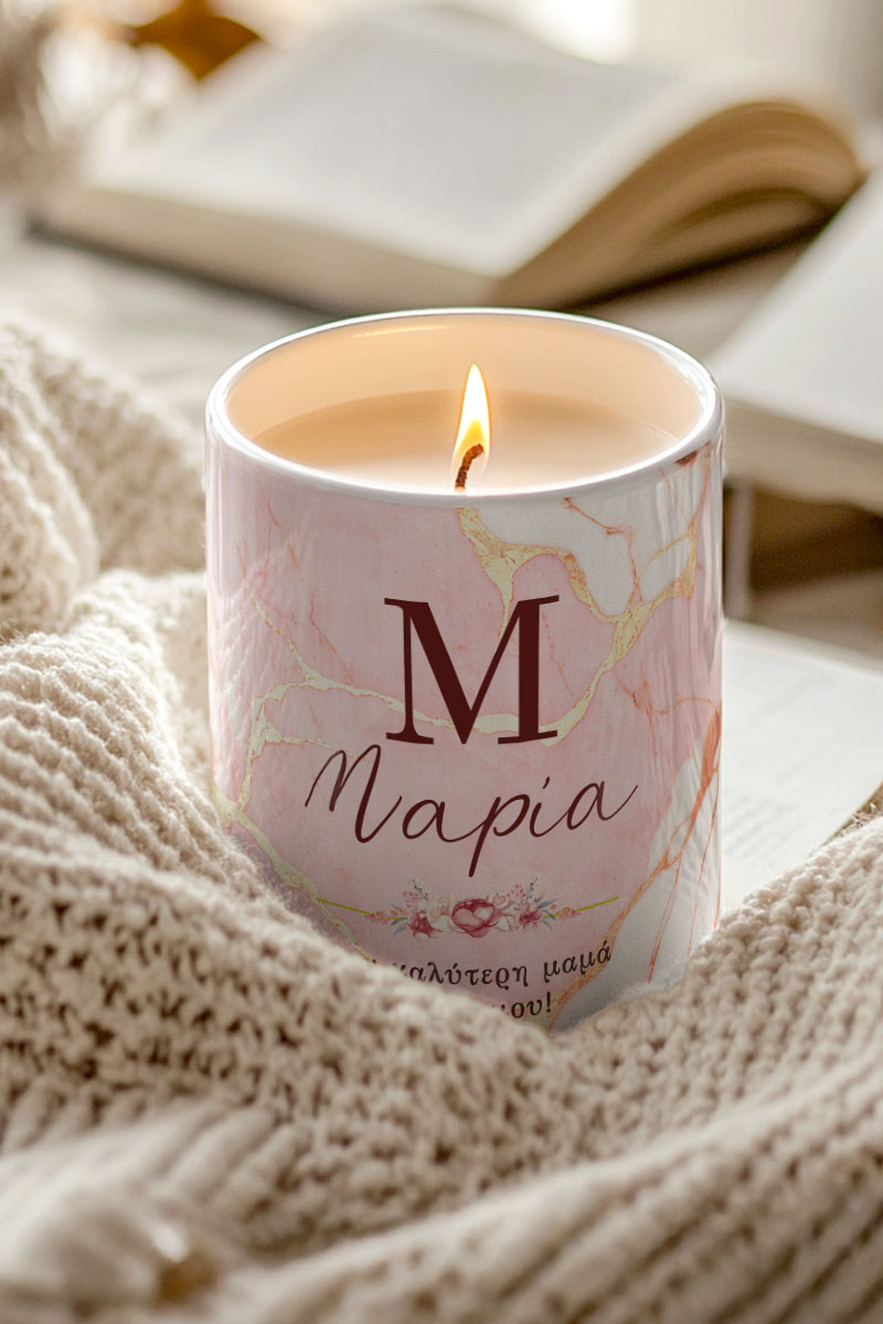 Αρωματικό Χειροποίητο Κερί Vanilla Cream, Δώρο για την Μητέρα