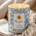 Προσωποποιημένο Αρωματικό Κερί Vanilla Cream, Δώρο για Μαμά