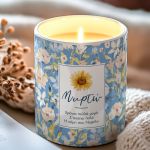 Προσωποποιημένο Αρωματικό Κερί Vanilla Cream, Δώρο για Μαμά