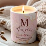 Αρωματικό Χειροποίητο Κερί Vanilla Cream, Δώρο για την Μητέρα