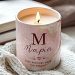 Αρωματικό Χειροποίητο Κερί Vanilla Cream, Δώρο για την Μητέρα