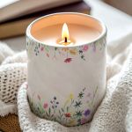 Χειροποίητο Κερί με Άρωμα Βανίλιας, Προσωπικό Δώρο για Μαμά