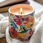 Χειροποίητο Κερί με Άρωμα Vanilla Cream, Δώρο για την Μαμά