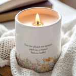 Χειροποίητο Κερί με Άρωμα Vanilla Cream, Δώρο για την Μαμά