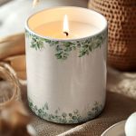 Χειροποίητο Κερί με Άρωμα Vanilla Cream, Δώρο για Μητέρα