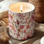 Χειροποίητο Κερί με Άρωμα Βανίλια, Δώρο για την Μητέρα