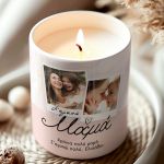 Χειροποίητο Αρωματικό Κερί Vanilla Cream, Δώρο για τη Μητέρα