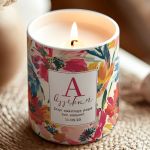 Χειροποίητο Κερί με Άρωμα Vanilla Cream, Δώρο για την Μαμά