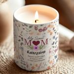 Χειροποίητο Κερί με Άρωμα Vanilla Cream, Δώρο για Μαμάδες
