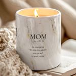 Σετ 2 Κεριά Vanilla Cream με Φωτογραφία, Δώρο για Μαμά