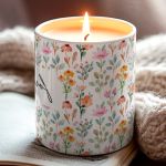 Σετ 2 Αρωματικά Κεριά με Όνομα, Δώρο για τη Μαμά