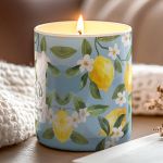 Σετ 2 Αρωματικά Κεριά Βανίλιας, Δώρο για τη Γιορτή της Μαμάς