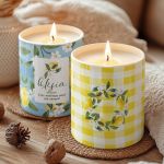 Σετ 2 Αρωματικά Κεριά Βανίλιας, Δώρο για τη Γιορτή της Μαμάς