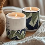 Σετ 2 Κεριά με Άρωμα Vanilla Cream, Δώρο για τις Μαμάδες