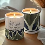 Σετ 2 Κεριά με Άρωμα Vanilla Cream, Δώρο για τις Μαμάδες