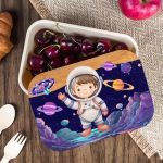 Σετ 3 Δώρα Space Boy - Παγούρι, Δοχείο Φαγητού & Λαμπάδα