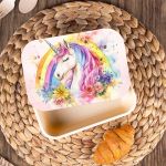 Σετ 3 Δώρα Color Unicorn - Παγούρι, Δοχείο Φαγητού & Λαμπάδα