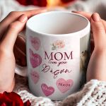 Κούπα με Αφιέρωση, 6 Ονόματα & Φωτογραφία, Δώρο για τη Μαμά