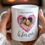 Σετ 2 Κούπες με Ονόματα και Φωτογραφίες, Δώρο για Μητέρα