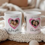 Σετ 2 Κούπες με Ονόματα και Φωτογραφίες, Δώρο για Μητέρα