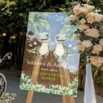 Πινακίδα Καλωσορίσματος Βάπτισης με Σχέδιο Μικροί Δεινόσαυροι