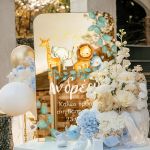 Ταμπέλα Διακοσμητική Βάπτισης με Σχέδιο Άγρια Ζωάκια