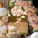 Ταμπέλα Καλωσορίσματος Βάπτισης με Baby Bear Design