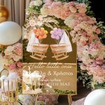 Ταμπέλα Υποδοχής Βάπτισης με Σχέδιο Sweet Little Ones