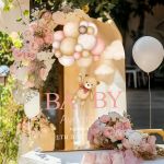 Ταμπέλα Καλωσορίσματος Βάπτισης με Baby Bear Design