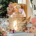 Ταμπέλα Υποδοχής Βάπτισης με Σχέδιο Sweet Little Ones